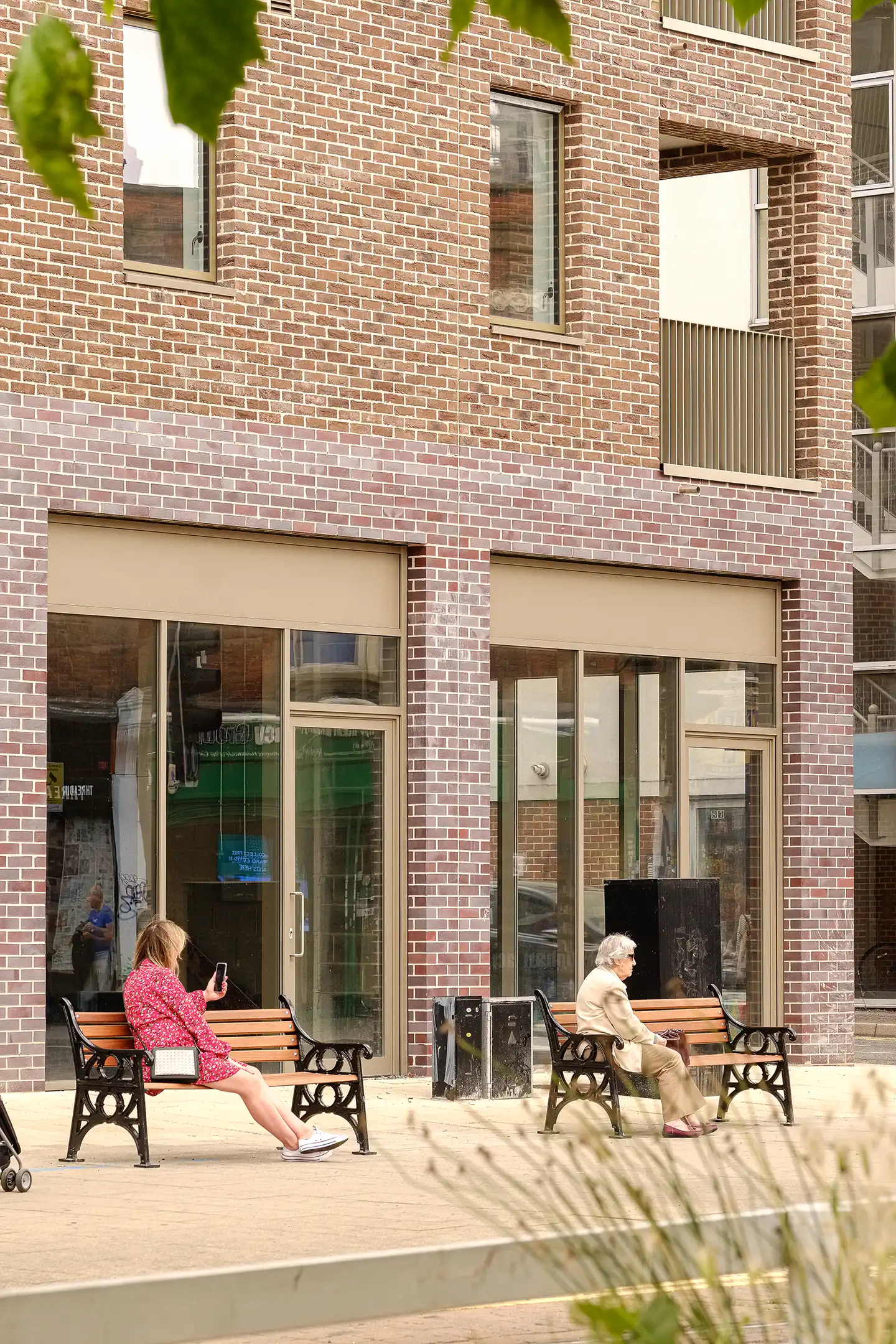 Croydon Housing community space with tall glass windows